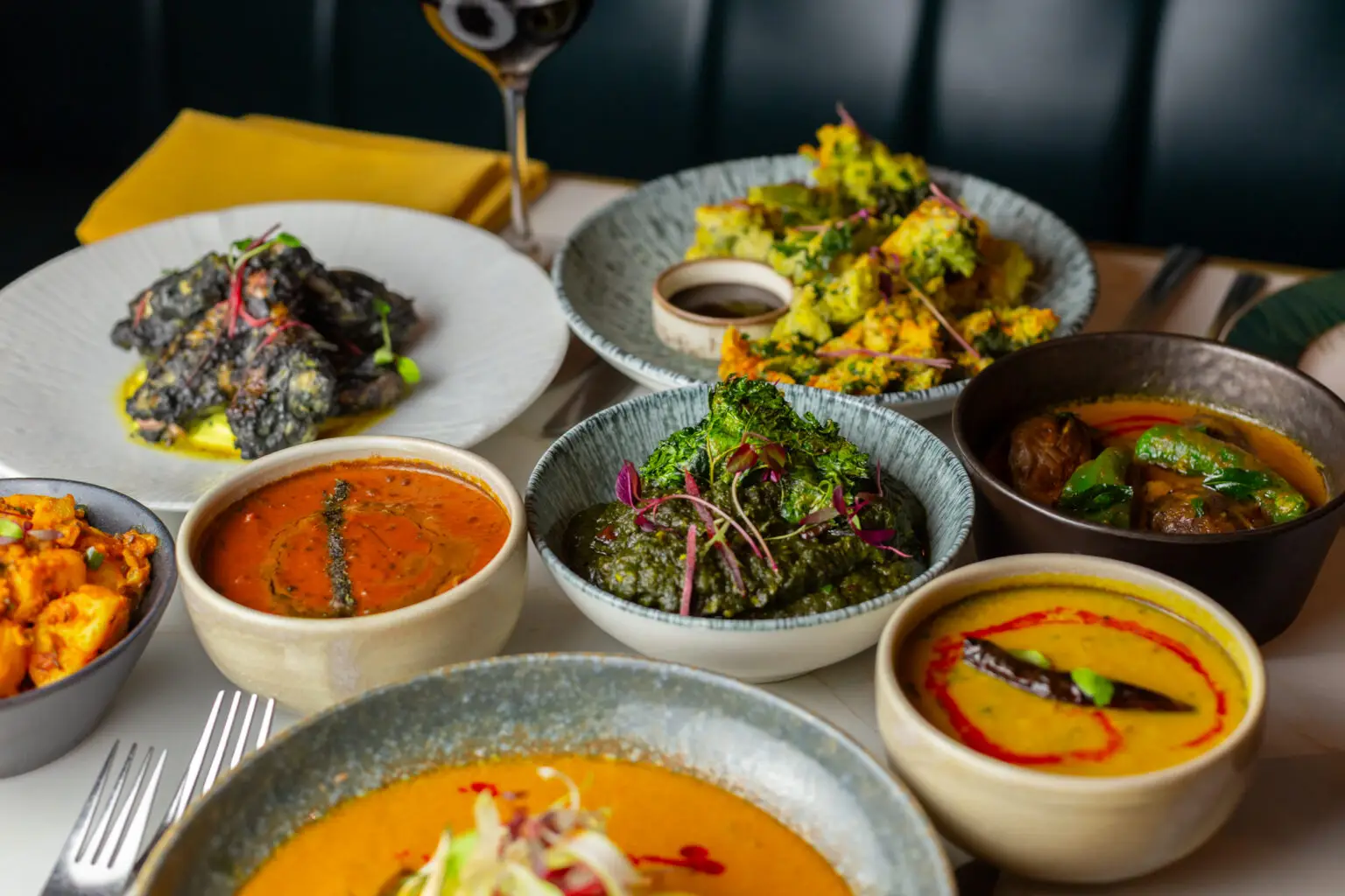 Curries from the à la carte menu at Chatora City